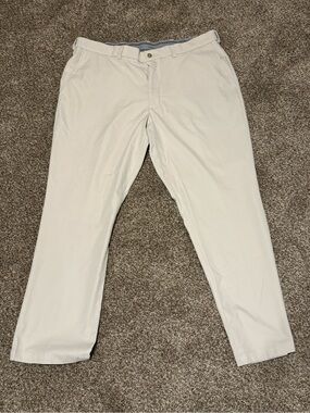 Walter Hagen Men’s Performance Golf Pants – Khaki/Tan – Size 40x30